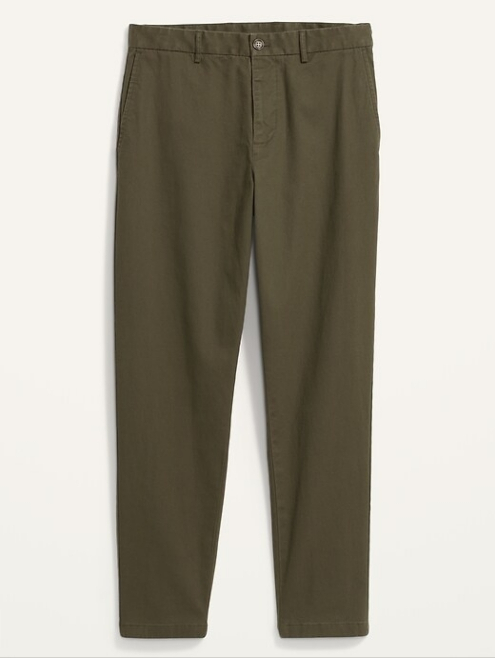 Old Navy Olive Green Loose Taper Built-In Flex Chino Ankle Pants Size 33x32 - Picture 3 of 15